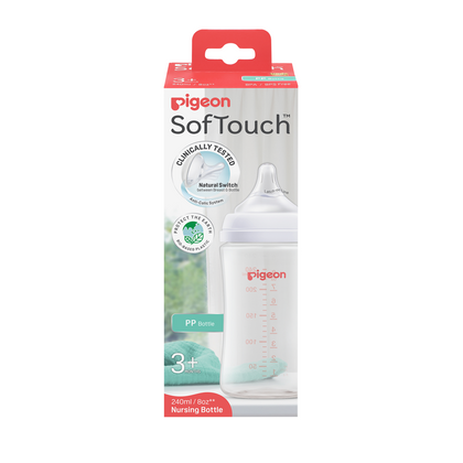 Pigeon Softouch Bpp Nursing Bottle PP 240ML Logo