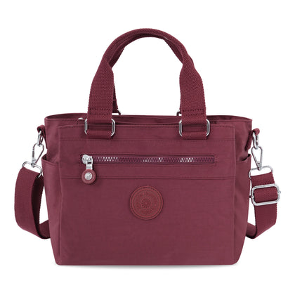 Laselle Lightweight Tote cum Crossbosy Bag - Maroon
