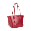 BONIA Leather Carryall - Red