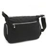 LASELLE Lightweight Nylon Sling Bag - Black