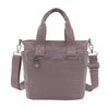 LASELLE Lightweight Nylon Shoulder Bag - Light Purple