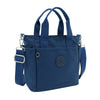 LASELLE Lightweight Nylon Shoulder Bag - Navy