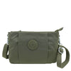 LASELLE Lightweight Nylon Crossbody Bag - Army Green