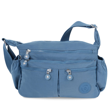 Laselle Lightweight Crossbody Bag - Denim