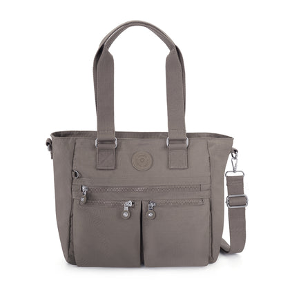 Laselle Lightweight Tote Bag cum Crossbody Bag - Grey