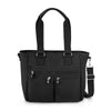 Laselle Lightweight Tote Bag cum Crossbody Bag - Black