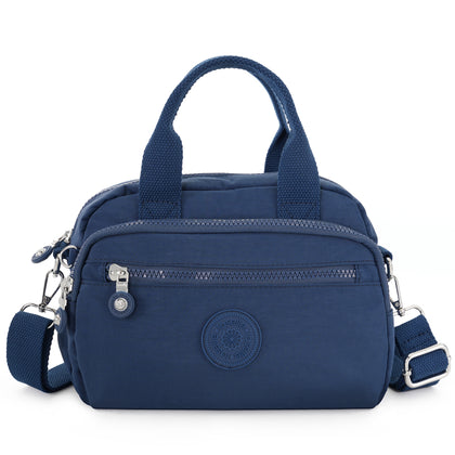 Laselle Lightweight Tote Bag cum Crossbody Bag - Navy
