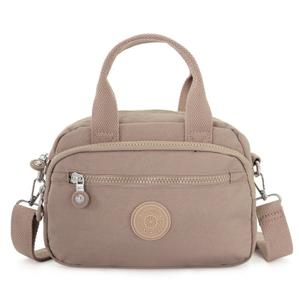 Laselle Lightweight Tote Bag cum Crossbody Bag - Sand