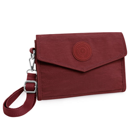 Laselle Lightweight Crossbosy Bag - Maroon