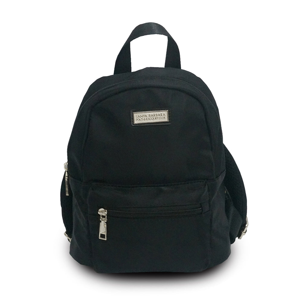 Santa Barbara Polo and Racquet Club Lightweight Mini Backpack - Black