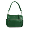 SANTA BARBARA POLO & RACQUET CLUB Full Leather Hobo cum Crossbody Bag - Green