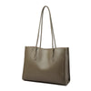 SARRER Leather Tote Bag - Grey