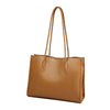 SARRER Leather Tote Bag - Tan