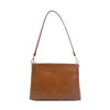 Santa Barbara Polo & Racquet Club Leather Shoulder Bag - Brown