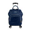AMERICAN FLYER 20" Backpack with Trolley - Dark Blue