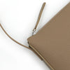 SARRER Leather Crossbody Bag - Khaki