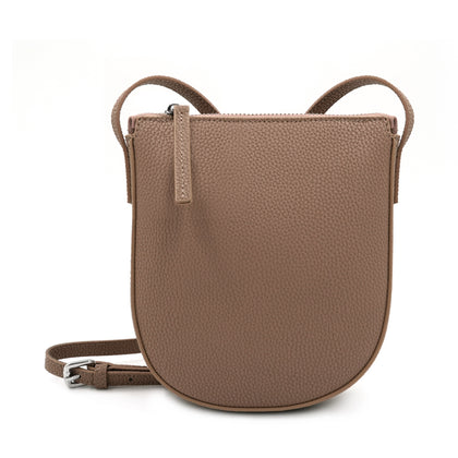 SARRER Leather Crossbody Bag - Brown