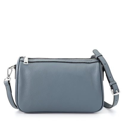 SARRER Leather Crossbody Bag - Blue