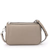 SARRER Leather Crossbody Bag - Grey