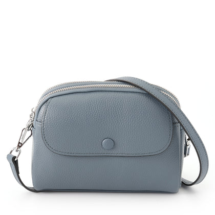 SARRER Leather Crossbody Bag - Blue
