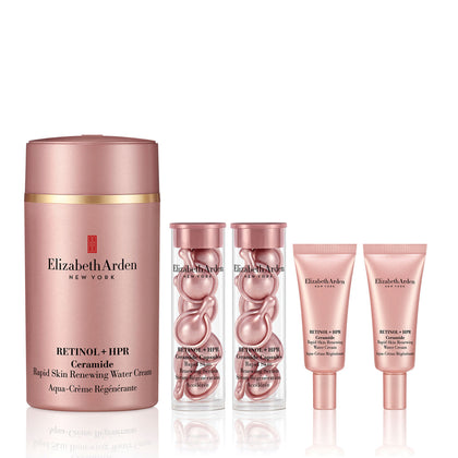 Elizabeth Arden NEW Retinol + HPR Ceramide Rapid Skin-Renewing Water Cream 50ml + 4pc gift