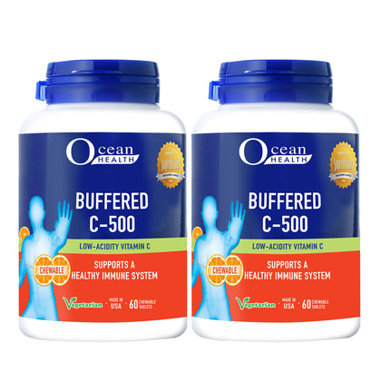 Ocean Health Buffered C-500 60 Softgels - Bundle of 2