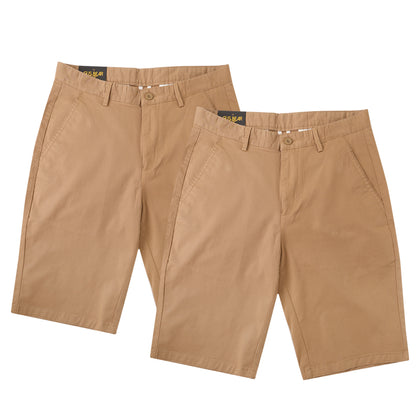 [Buy 1 Get 1 FREE] GUS BEAR Bermuda Shorts - Brown