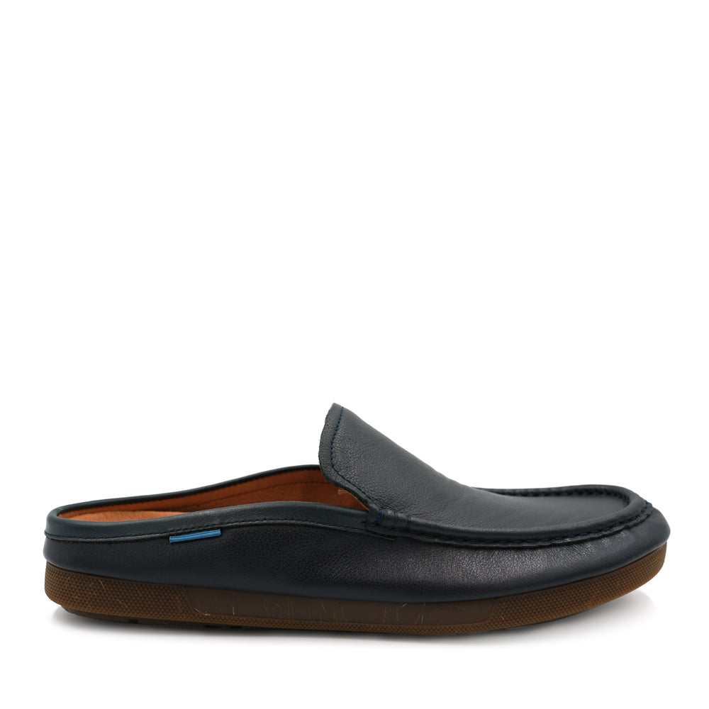 Bruno Co. Leather Slip-on Shoes - Navy