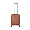 ALAIN DELON AD-1101-2 20" Top Opening Hard Case Spinner Luggage - Expandable, Anti-theft Zipper- Expandable, Anti-theft Zipper, TSA Lock - Brown