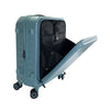 ALAIN DELON AD-1101-2 20" Top Opening Hard Case Spinner Luggage - Expandable, Anti-theft Zipper- Expandable, Anti-theft Zipper, TSA Lock - Green