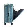 ALAIN DELON AD-1101-2 20" Top Opening Hard Case Spinner Luggage - Expandable, Anti-theft Zipper- Expandable, Anti-theft Zipper, TSA Lock - Green