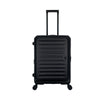 ALAIN DELON AD-1101-2 24" Top Opening Hard Case Spinner Luggage - Expandable, Anti-theft Zipper- Expandable, Anti-theft Zipper, TSA Lock - Black