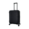 ALAIN DELON AD-1101-2 24" Top Opening Hard Case Spinner Luggage - Expandable, Anti-theft Zipper- Expandable, Anti-theft Zipper, TSA Lock - Black