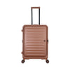 ALAIN DELON AD-1101-2 24" Top Opening Hard Case Spinner Luggage - Expandable, Anti-theft Zipper- Expandable, Anti-theft Zipper, TSA Lock - Brown