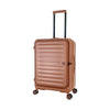 ALAIN DELON AD-1101-2 24" Top Opening Hard Case Spinner Luggage - Expandable, Anti-theft Zipper- Expandable, Anti-theft Zipper, TSA Lock - Brown