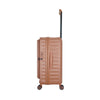 ALAIN DELON AD-1101-2 24" Top Opening Hard Case Spinner Luggage - Expandable, Anti-theft Zipper- Expandable, Anti-theft Zipper, TSA Lock - Brown