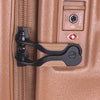 ALAIN DELON AD-1101-2 24" Top Opening Hard Case Spinner Luggage - Expandable, Anti-theft Zipper- Expandable, Anti-theft Zipper, TSA Lock - Brown