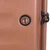 ALAIN DELON AD-1101-2 24" Top Opening Hard Case Spinner Luggage - Expandable, Anti-theft Zipper- Expandable, Anti-theft Zipper, TSA Lock - Brown