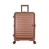 ALAIN DELON AD-1101-2 29" Top Opening Hard Case Spinner Luggage - Expandable, Anti-theft Zipper- Expandable, Anti-theft Zipper, TSA Lock - Brown