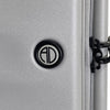 ALAIN DELON AD-1101-2 29" Top Opening Hard Case Spinner Luggage - Expandable, Anti-theft Zipper- Expandable, Anti-theft Zipper, TSA Lock - Grey