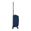 ALAIN DELON AD-1201 19" Soft Case Spinner Luggage - Expandable, Anti-Theft Zipper, TSA Lock - Blue