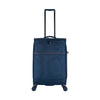 ALAIN DELON AD-1201 24" Double-Wheel Expandable Soft Case Spinner Luggage - Blue