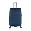 ALAIN DELON AD-1201 28" Double-Wheel Expandable Soft Case Spinner Luggage - Blue