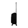 ALAIN DELON AD-1202 19" Light Weight Soft Case Spinner Luggage - Expandable, Anti-theft Zipper, TSA Lock - Black