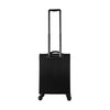 ALAIN DELON AD-1202 19" Light Weight Soft Case Spinner Luggage - Expandable, Anti-theft Zipper, TSA Lock - Black