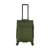 ALAIN DELON AD-1202 19" Light Weight Soft Case Spinner Luggage - Expandable, Anti-theft Zipper, TSA Lock - Olive Green