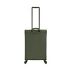 ALAIN DELON AD-1202 19" Light Weight Soft Case Spinner Luggage - Expandable, Anti-theft Zipper, TSA Lock - Olive Green