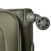 ALAIN DELON AD-1202 28" Light Weight Soft Case Spinner Luggage - Expandable, Anti-theft Zipper, TSA Lock - Olive Green