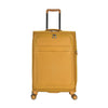 ALAIN DELON AD-1202 24" Light Weight Soft Case Spinner Luggage - Expandable, Anti-theft Zipper, TSA Lock - Mustard Yellow