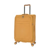 ALAIN DELON AD-1202 24" Light Weight Soft Case Spinner Luggage - Expandable, Anti-theft Zipper, TSA Lock - Mustard Yellow